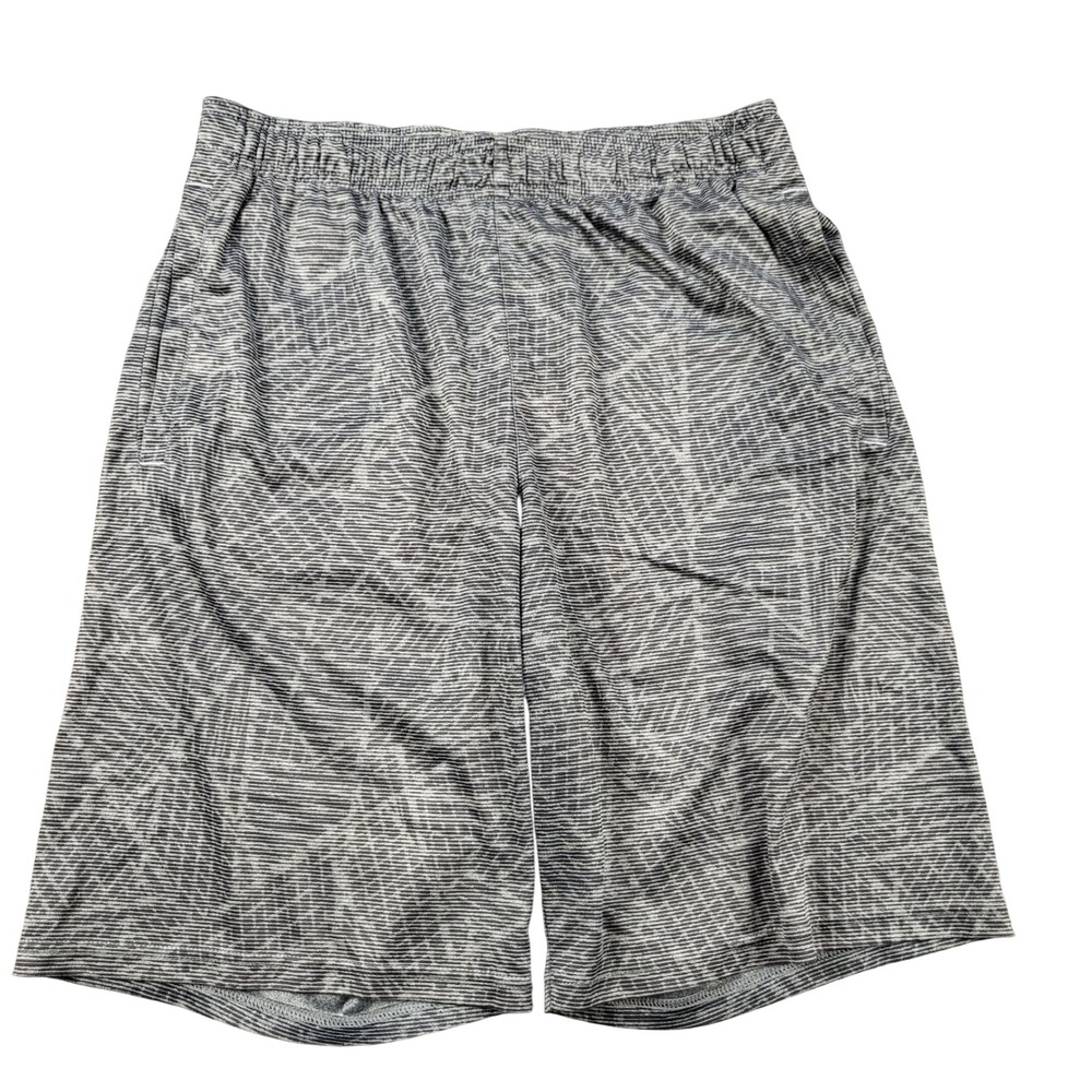 Champion C9 Mens Gray Black‎ Digital Stripe Athletic Shorts Medium 99163-MOJ